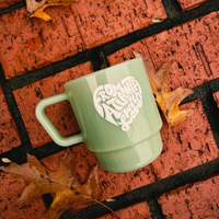 Portrait Milk Glass Mug - With Love