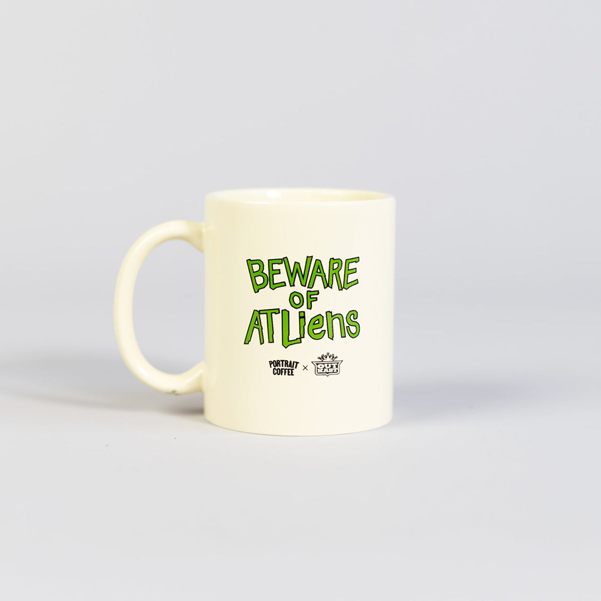 Beware of ATLiens ceramic mug