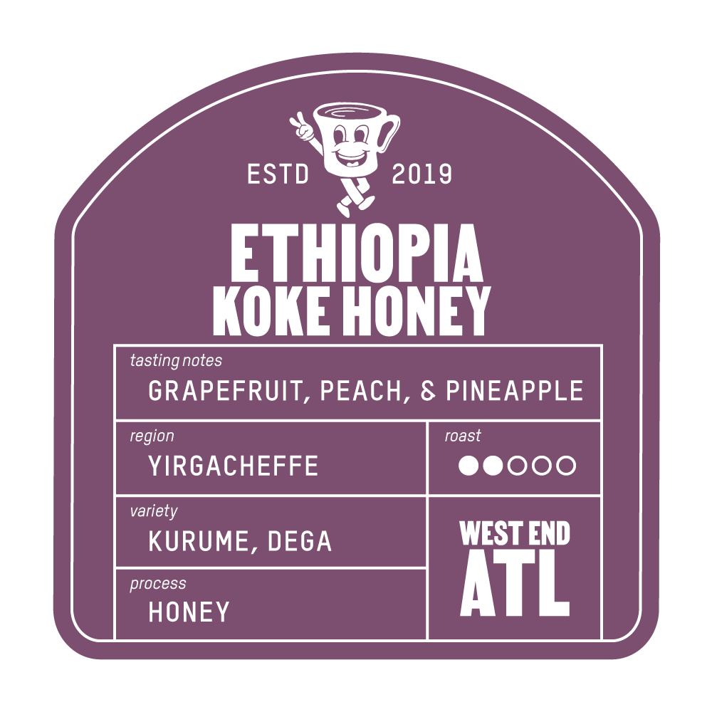 
                  
                    ETHIOPIA KOKE HONEY - WS
                  
                