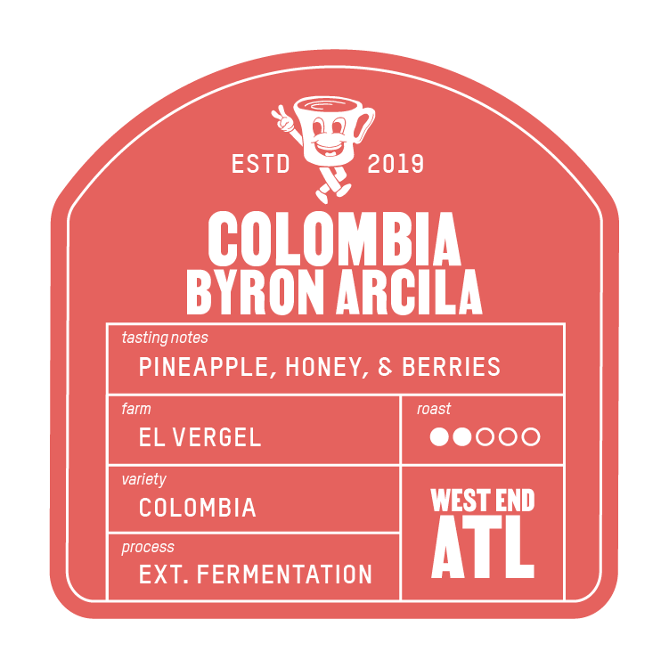 
                  
                    COLOMBIA, BYRON ARCILA DOUBLE FERMENT
                  
                