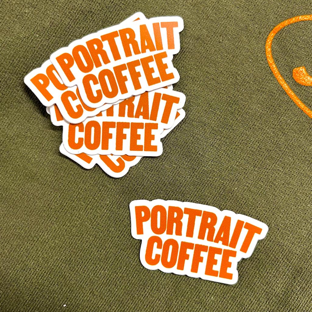 Portrait Coffee Stickers