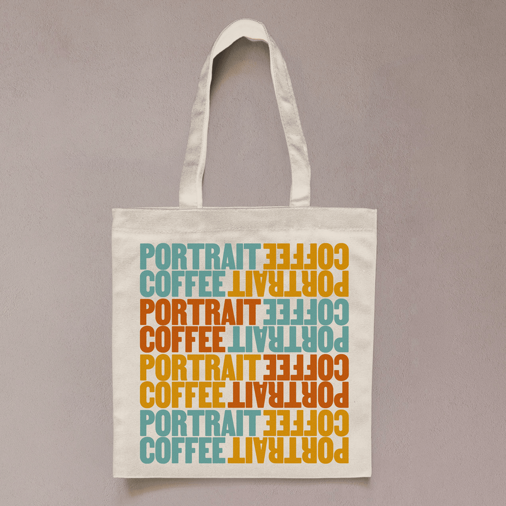 Portrait Coffee Tote Bag